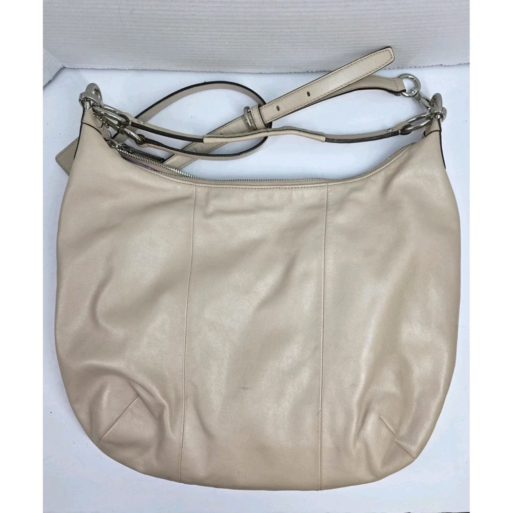 Coach Kristin Large‎ Hobo Shoulder Bag In Champagne A1376-F22309